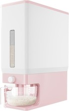 Rice Dispenser 25 Lbs 11.3kg , Rice Storage Container Sealed Moisture Proof with