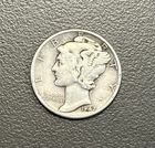 1942 - 10C Mercury Dime / 90% Silver Coin.