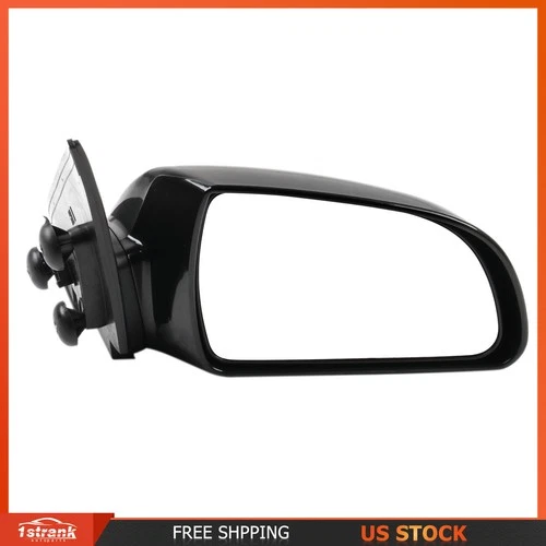 Passenger Side Rearview Mirror Black Power Heated For 06-10 Hyundai Sonata