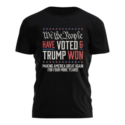 Trump T Shirt  We The People Have Spoken Trump Won 