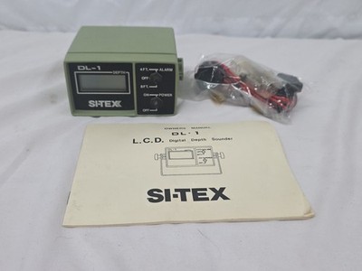 Vintage Si-tex DL-1 Digital Depth Sounder New Old Stock! Opened Box.