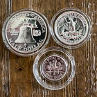 1960 Silver Proof Coin Lot Franklin Half Dollar Quarter Dime 90% Silver