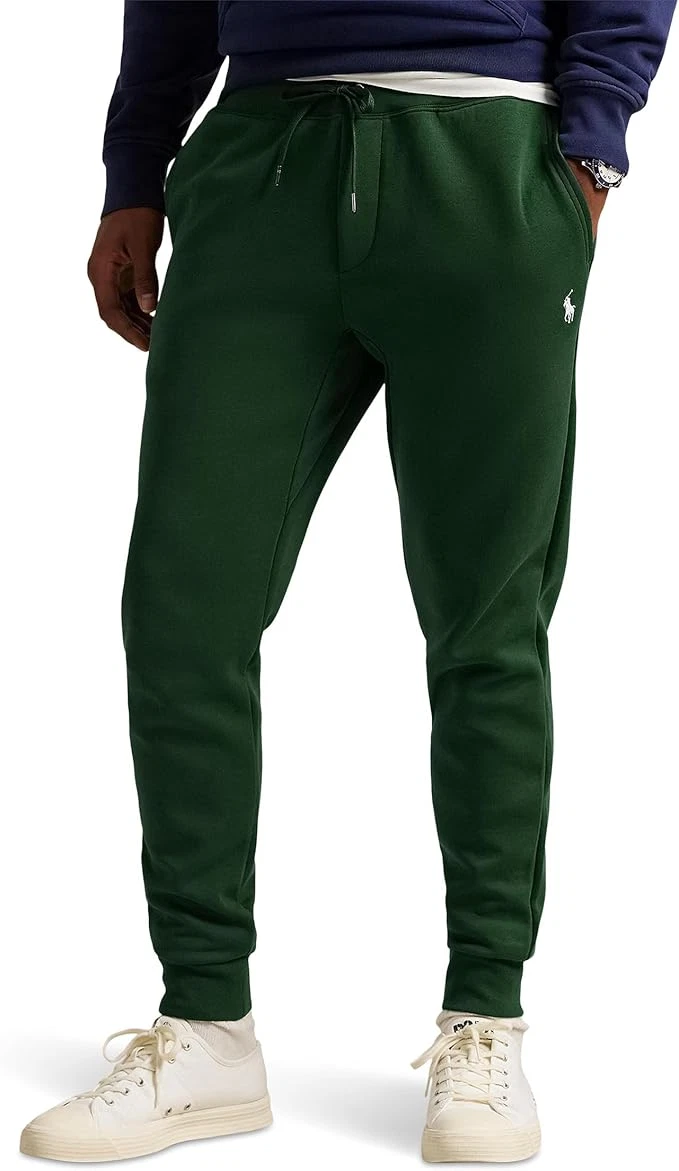 Polo Ralph Lauren Mens Double Knit Embroidered Track Pants in Green Size XL