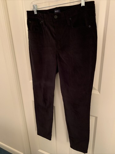 J Crew Black Velvet Pants Womens Size 