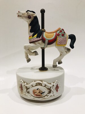 Willitts Carousel Horse 2082/9500 Limited Vintage Original Musical Carousel Rare