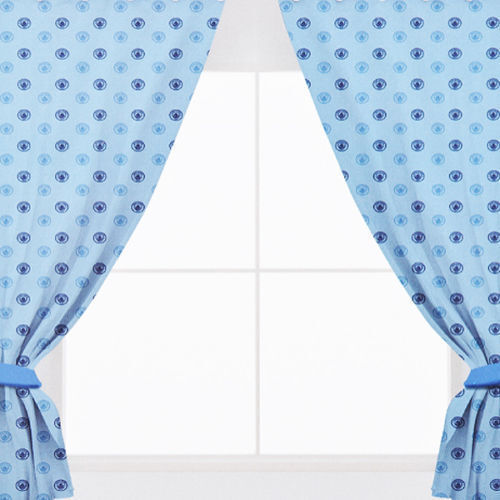 Manchester City One Pair Of Curtains Crest 66" x 72" Drop Official Licensed - Picture 1 of 4