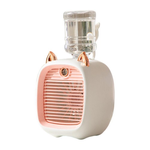Rechargeable Mini Air Cooler Fan with Humidifier - Personal Cooling for Bed W5T3 - Picture 22 of 25
