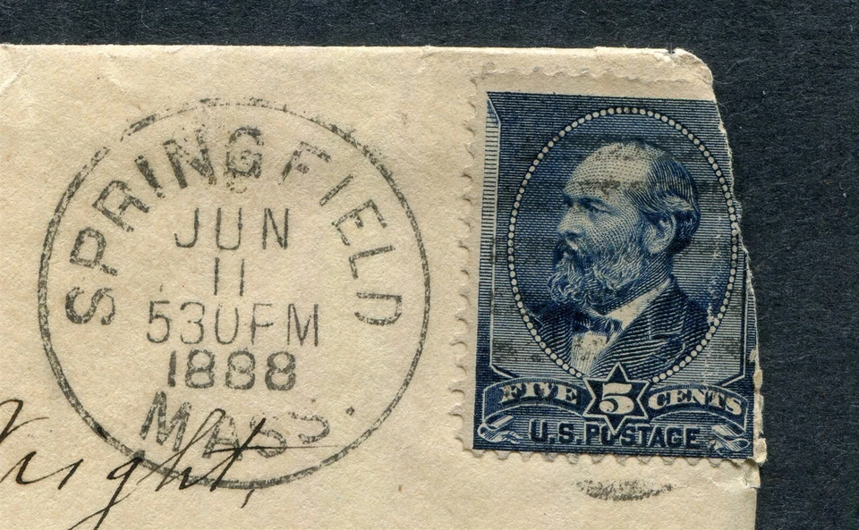 Estados Unidos #216 Usado en Cubierta de Destino Extranjero Foto 3 de 3