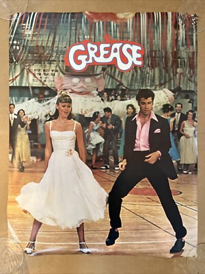 grease dance dresses movie poster John Travolta Olivia newton john 1970s dancing gold-wedding-dresses