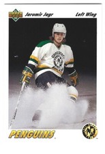 JAROMIR JAGR 1991-92 UPPER DECK ALL ROOKIE TEAM PENGUINS CAPITALS RANGERS D2
