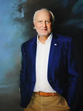  Custom face portrait from your photo .oil painting on canvas to ordar 24x36 in