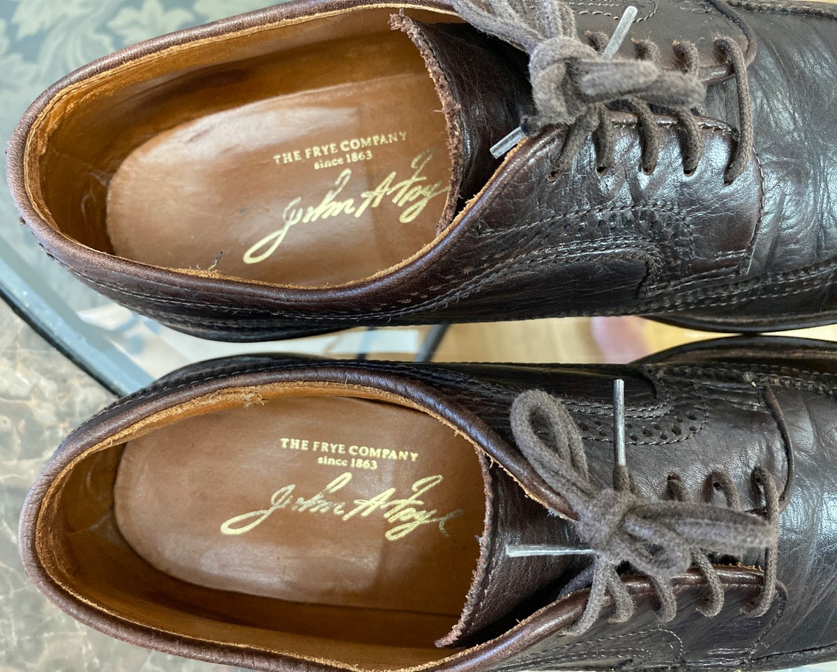Frye James Wingtip Brown Cognac‎ Leather Oxfords Shoes Lug Sole Size 9.5 B NIB Women s Frye Oxford James Wingtip, Cognac, 5.5M | eBay main image 4