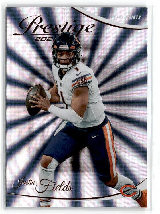2023 Panini Prestige - Xtra Points Sunburst - #54 Justin Fields