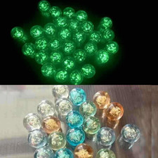 16mm GLOW IN THE DARK SHOOTER Glass Mib Marbles ball Moon Glass Glow-Balls