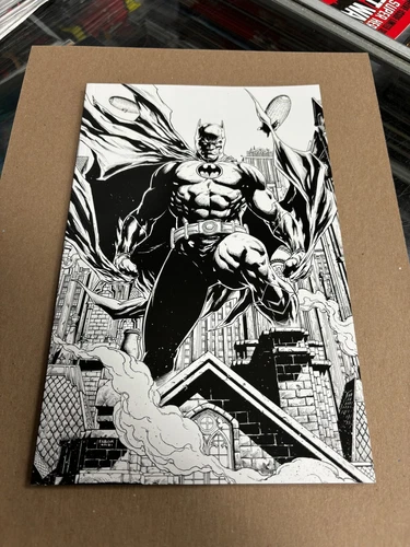 Detective Comics #1000 Yesteryear Comics B/W Jason Fabok variant