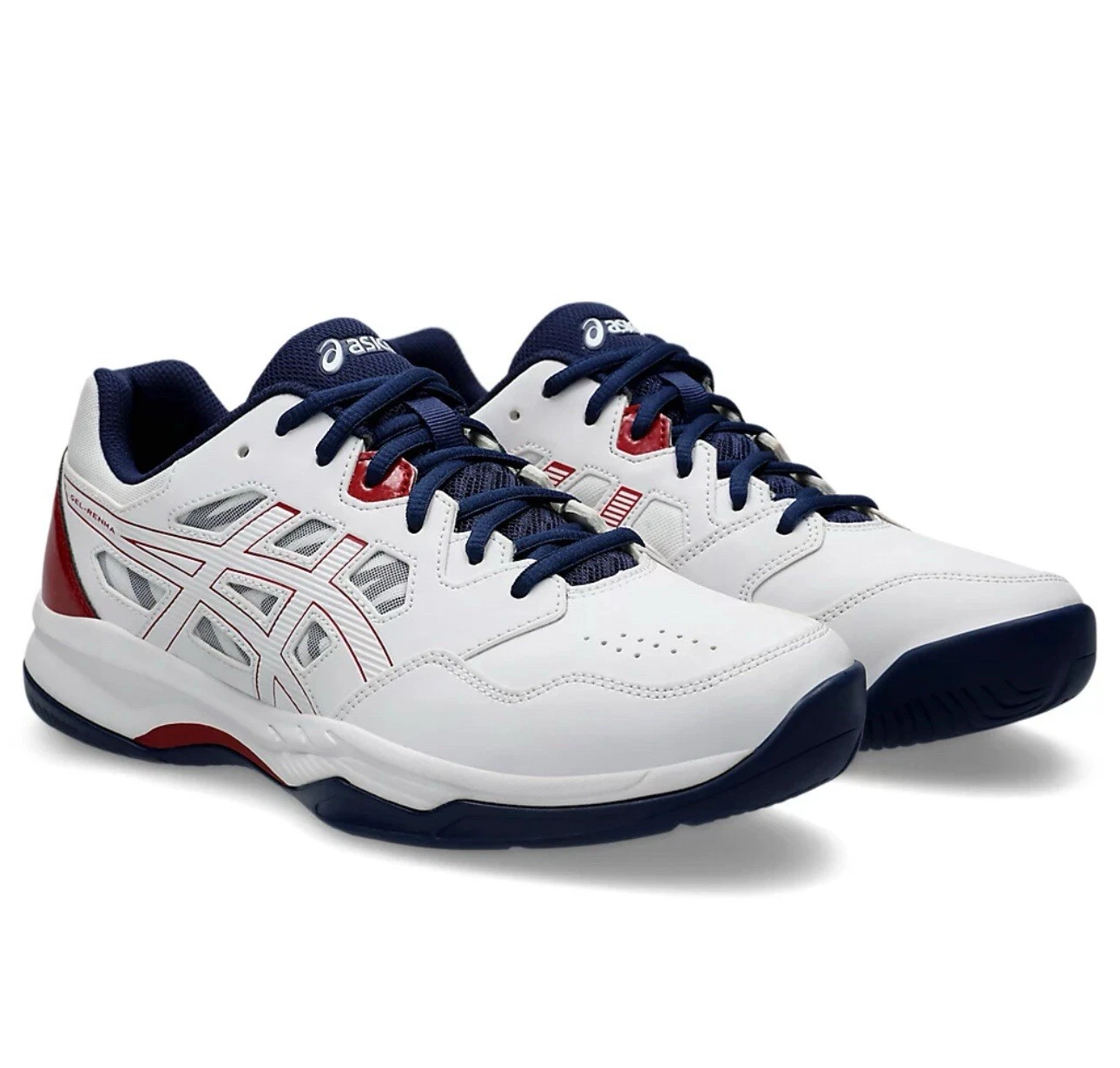 Asics Gel Renma Bianco Borgogna Taglia 11 5 Uomo