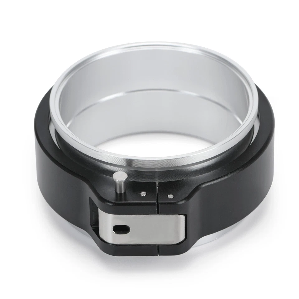 3,5 pulgadas O.D. Conjunto de abrazadera sin pasador HD de aluminio de 89 mm negro 3,5"" Foto 3 de 4