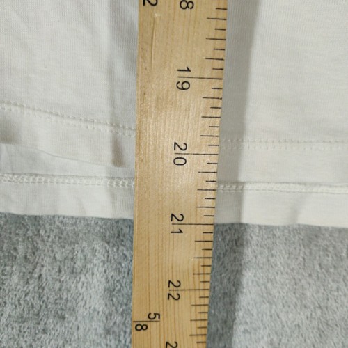 J Jill Shirt Womens XS Cream Colored Pefect pima cotton top side buttons - Picture 5 of 7