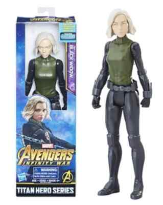 BLACK WIDOW Avengers Infinity War 12 Inch Figure with Titan Hero Power FX