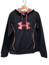 Under Armour Storm Caliber Pullover Hoodie Womens XL Pink Realtree Camo Gorpcore