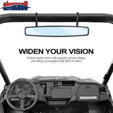 2" Roll Bar Rear View Center Mirror For Can-AM Commander 800 1000 MAX MAVERICK 