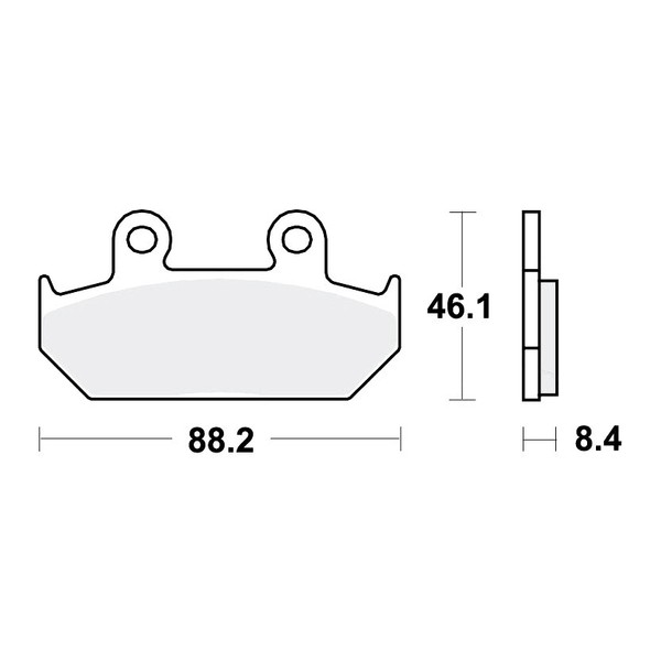 TRW SV BremsbeläGe Passend Vorn FüR Honda VT 600 Shadow Bj. 1988-1992-image