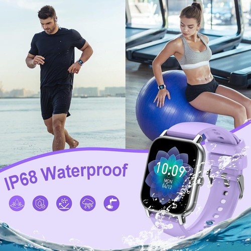 Smartwatch Uomo Donna con Effettua o Risposta Chiamate, 1.85" Orologio Digitale - Zdjęcie 35 z 43