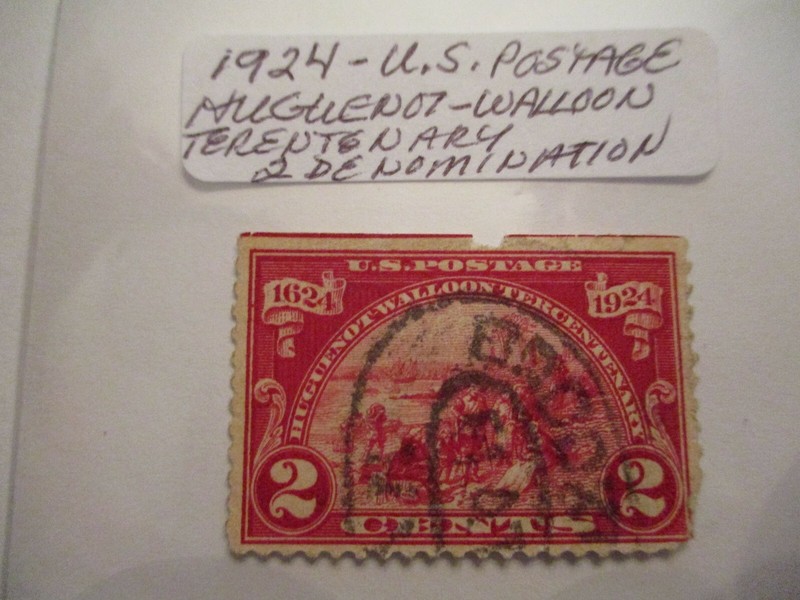 1924 Huguenot-Walloon Terentenary U.S. Postage Stamps - 2 Cent  Denomination