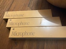3 of unopened 699-5103-A, 1991 Apple Microphones in original boxes 