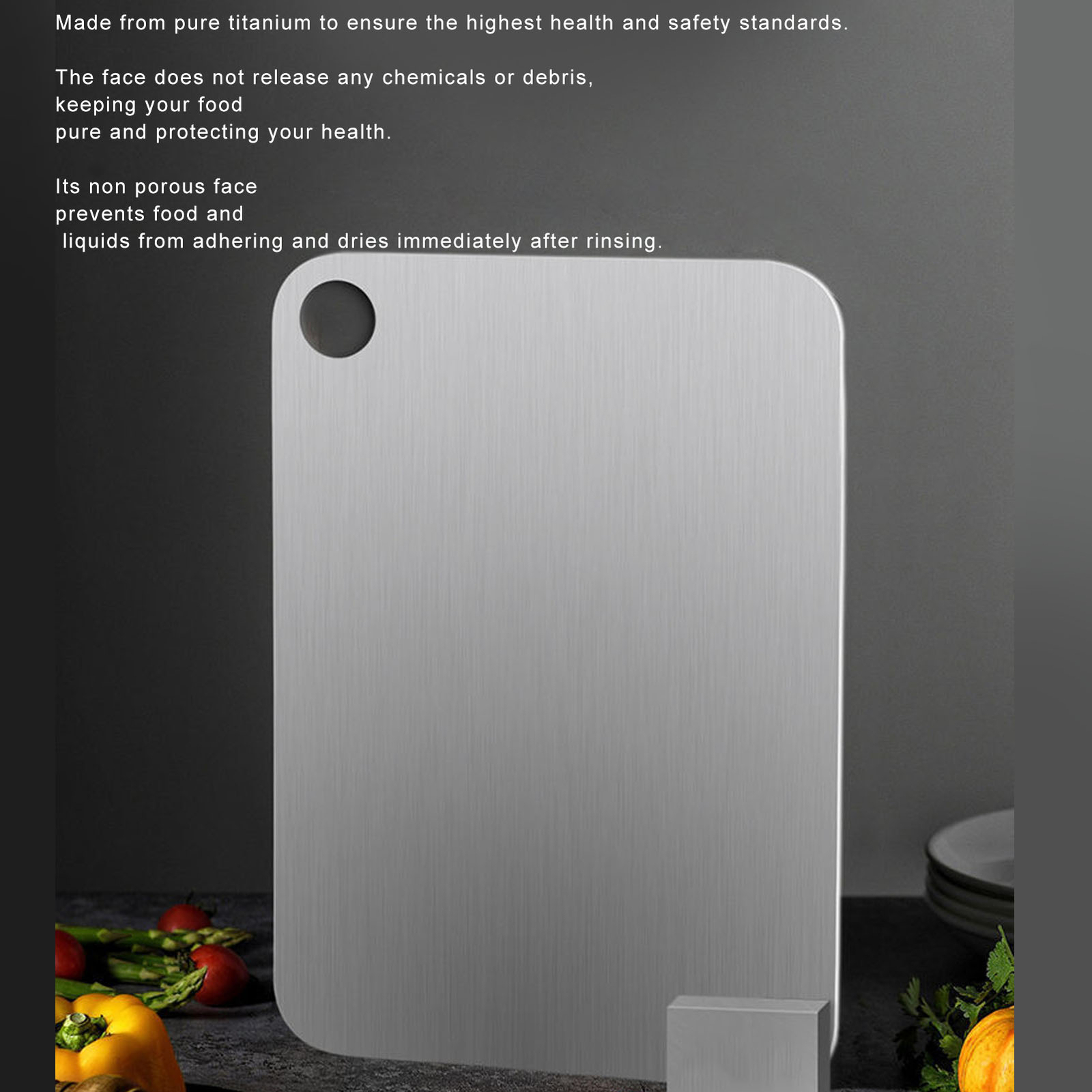 Cutting Board Pure Ti Multifunctional Kitchen Chopping Board For Home And Res-image