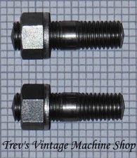 Triumph etc - Amal carburetor studs & small nuts, stainless steel - BSF/BSCy IS2