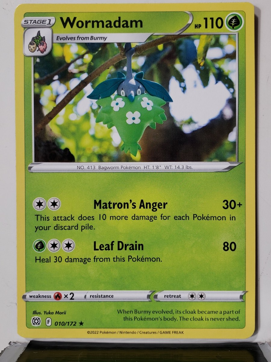 Wormadam 010/172 NM / M - Yuka Morii Clay Art -RARE Brilliant