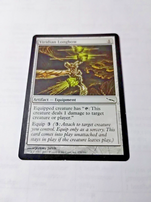 mtg cards like viridian longbow MTG Viridian Longbow Mirrodin 270/306 Regular Common Some Edge Wear - See  Pics