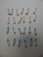 Dollhouse Miniature 1" Metal Baby Bottles 24 PCS LOT SALE #Z299