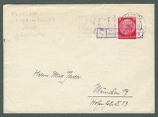 DR, 1.12.45, Gleiwitz, Landpoststempel Bierun Nowy, Sammlerbeleg