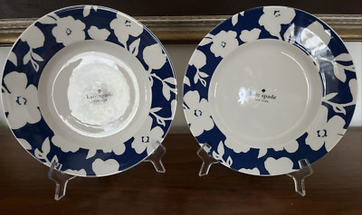 Kate Spade New York Lenox Primrose Drive Floral Cobalt Blue 9.2'' Accent Plate