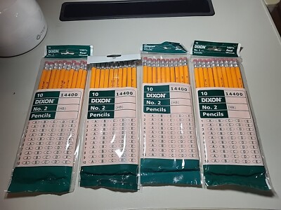 40  Dixon Ticonderoga Pencils #2 Soft HB2