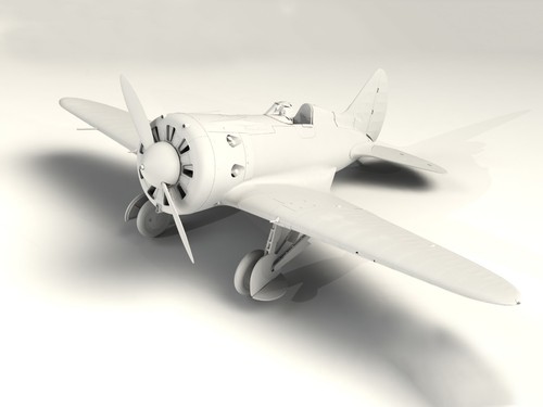 ICM 32004 Plastic model aircraft kit Scale 1:32 I-16 type 10 WWII Soviet Fighter - Picture 22 of 24