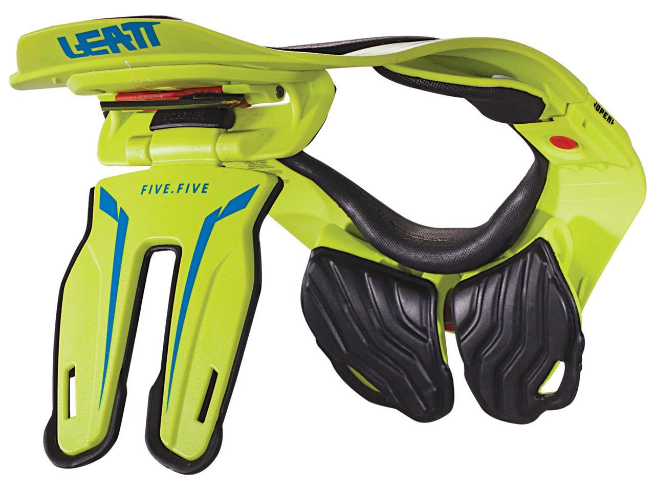 Protection cou Leatt GPX 5.5 Lime pour éviter les blessures de cross