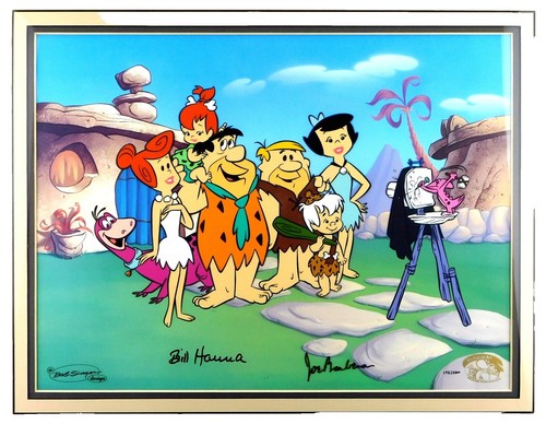 Hanna-Barbera animation art, “Hannah-Barbera-thon” Sericel, lmited