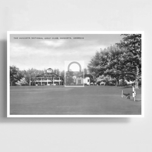 Augusta National Golf Club Course GA Reprint Postcard eBay
