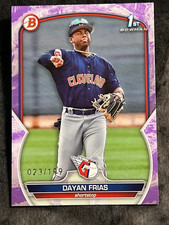 2023 Bowman 1st PURPLE BORDER PROSPECT ROOKIE Dayan Frias 023/199