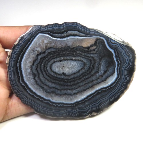 Natural Slice Agate Gemstone Loose Best Black Druzy Geode agate Cabochon BS#F - Picture 151 of 179