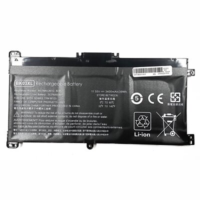 その他 HBK BK03XL Battery for HP Pavilion x360 14-BAxxxxx 14-BA158TX 14