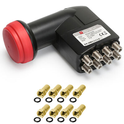 OPTICUM Octo LNB 0,1 dB für 8 fach Receiver Teilnehmer direkt Switch HD 4K UHD
