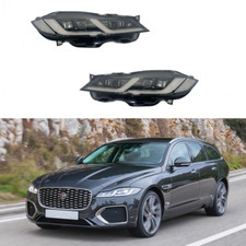 Pair Headlight Assembly Headlamp Front Light For Jaguar F-PACE X761 XF X260 20