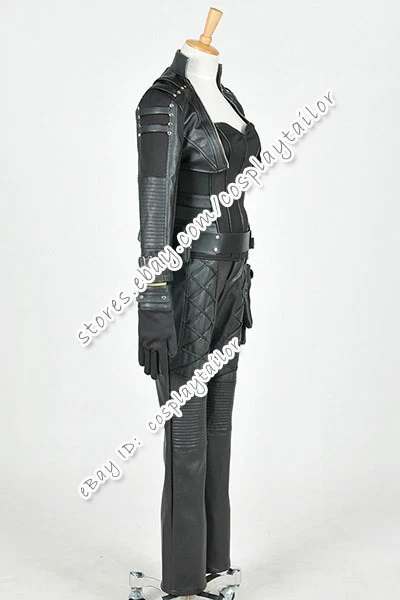 Flecha Verde Cosplay Negro Canario Sara Lance Disfraz Fiesta Conjunto Completo Genial Foto 4 de 4