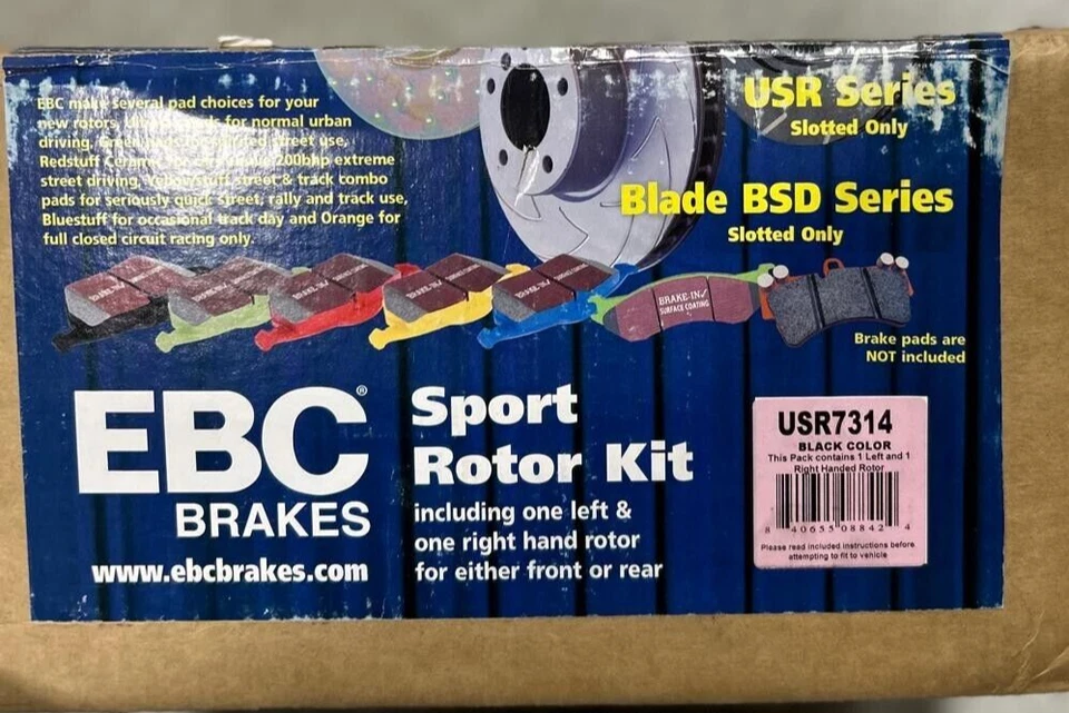 Frenos EBC aptos 02-04 Nissan Altima 2.5 USR rotores traseros ranurados Foto 3 de 3