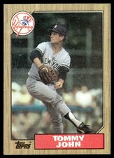 1987 Topps Tommy John New York Yankees #236
