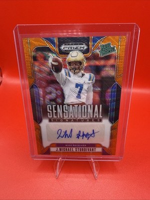 2025 Panni -Prizm Draft Picks J.michael Sturdivant Rated Prospect Auto. /75
